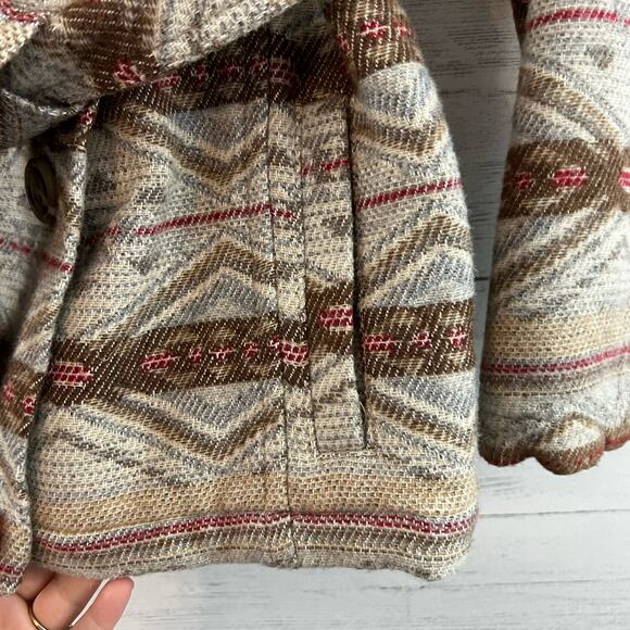 Daughters of the Liberation Aztec Double Breasted Coat Size M - Picture 8 of 10